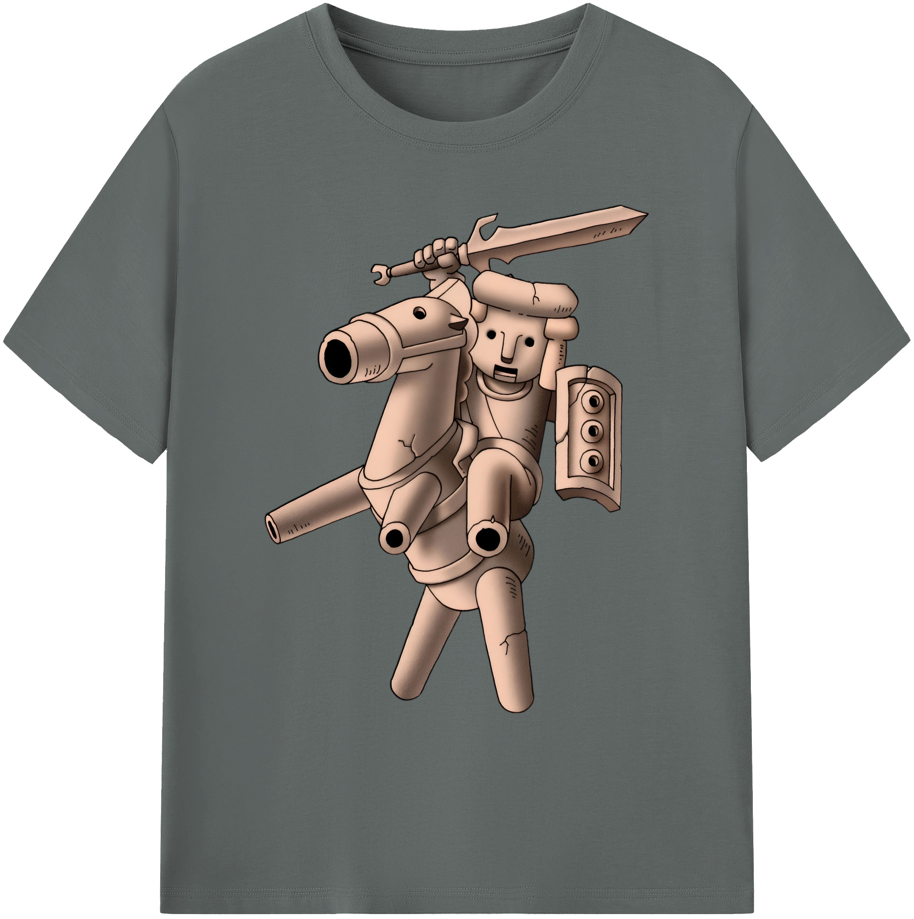 （画像用） ドラゴンクエスト Doragon Kuesuto Dragon Quest 綿100％ メンズ半袖Tシャツ｜肌触りやわらか＆通気性